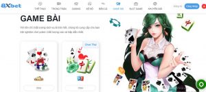 Game bài 8XBET luôn là trò chơi không bao giờ mất đi sức hút