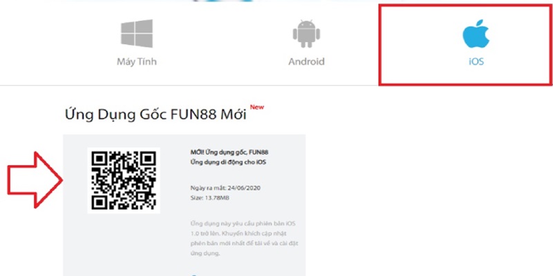 Cách tải Fun88 cho IOS dễ dàng 